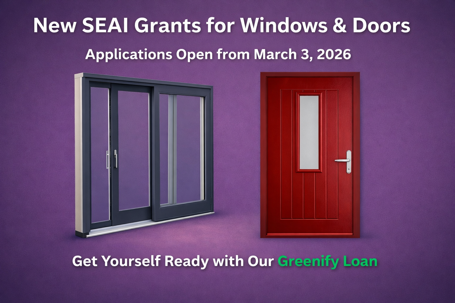SEAI Grants for Windows & Doors