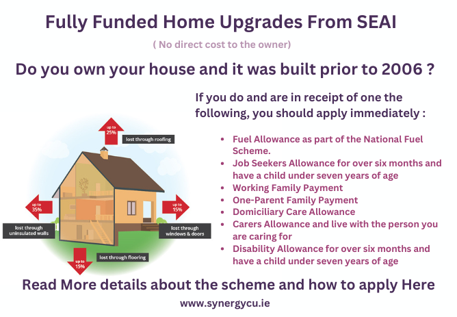 Fully Funded Home Upgrades from SEAI