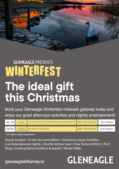 Gleneagle Hotel Offer 2026 Jan