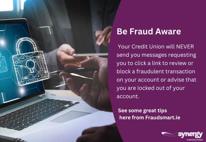 Be Fraud Aware, Protect Your Account.