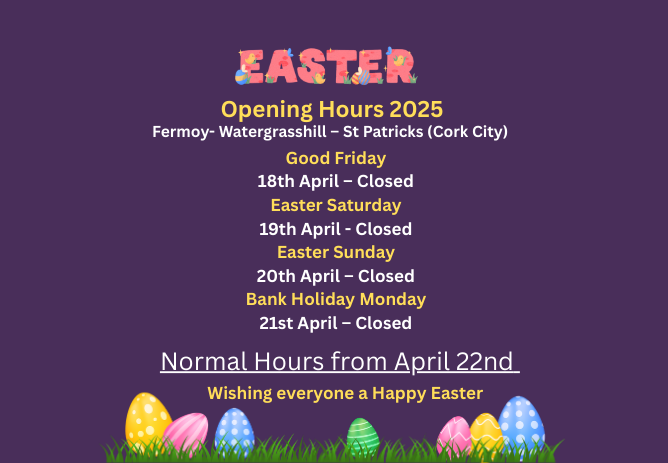 Easter Opening Hours